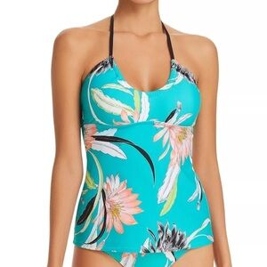 Trina Turk Shangri-La floral Tankini top Size 6 New with tag